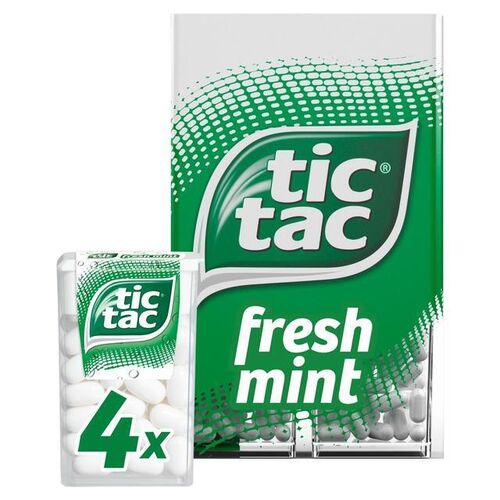 Tic Tac Fresh Mint 4 Packs x16g = 64g