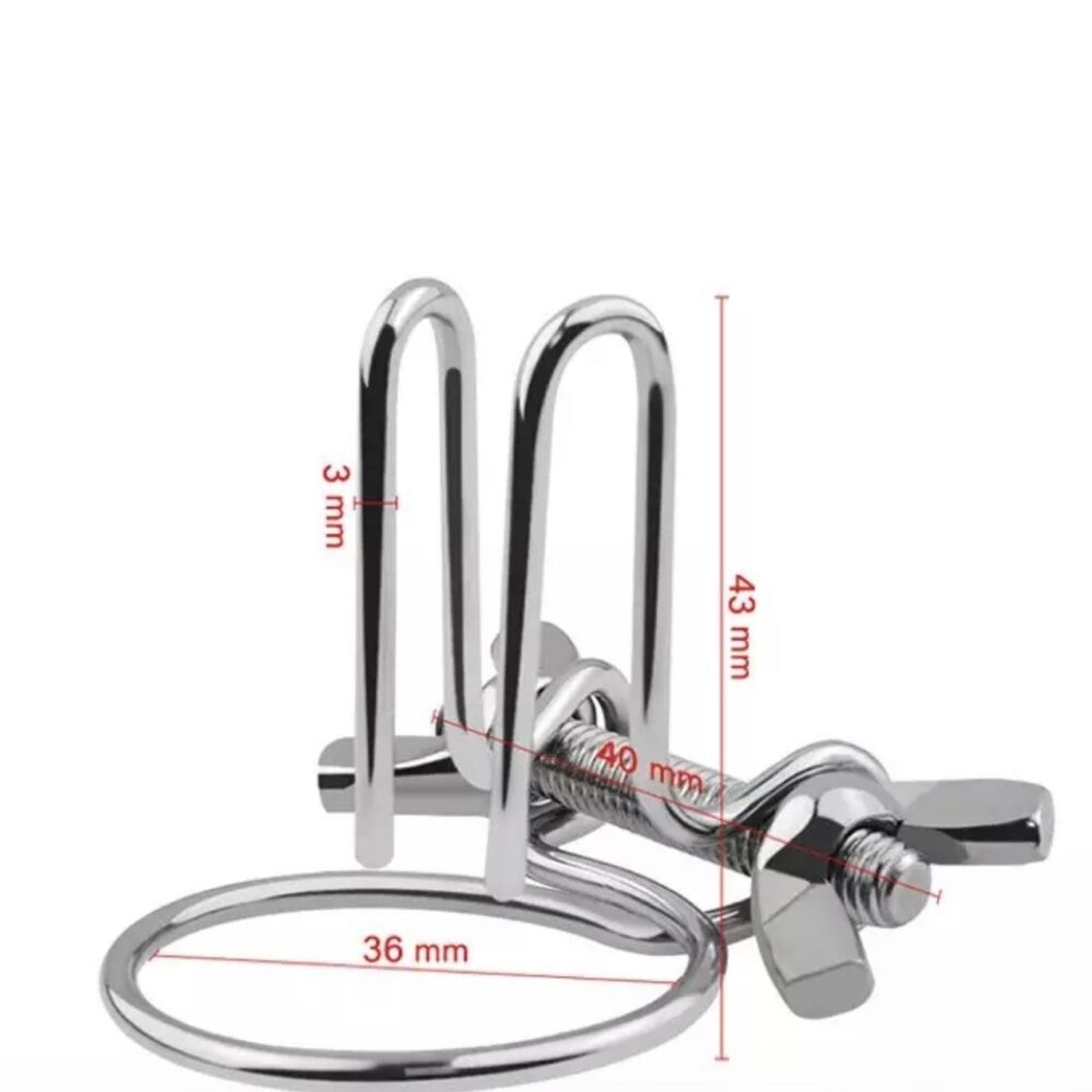 Nessus Play screw adjustment urethral dilator with gland ring