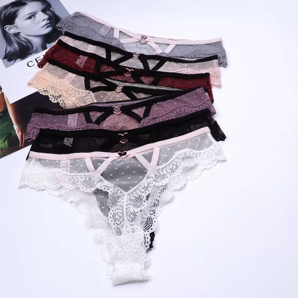 sexy low waist transparent panties thong