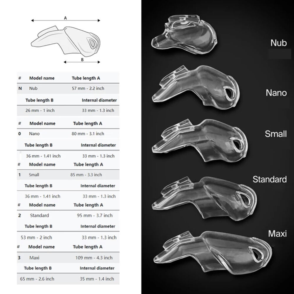 Nessus Play V5 NEW Click and lock Chastity cage new integrated system.