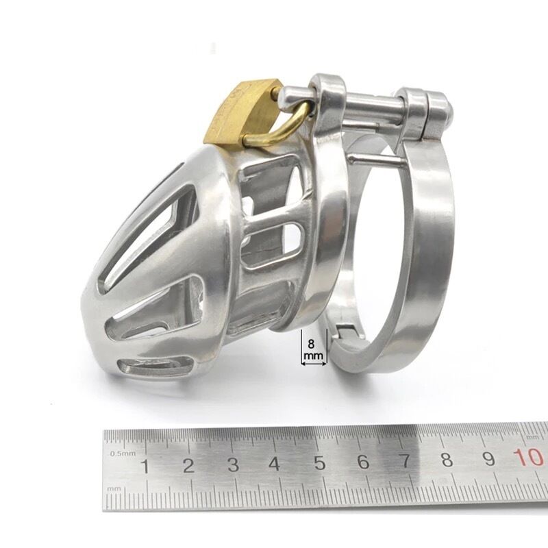 Nessus Play heavy weight chastity cage with locks hand made chastity devic