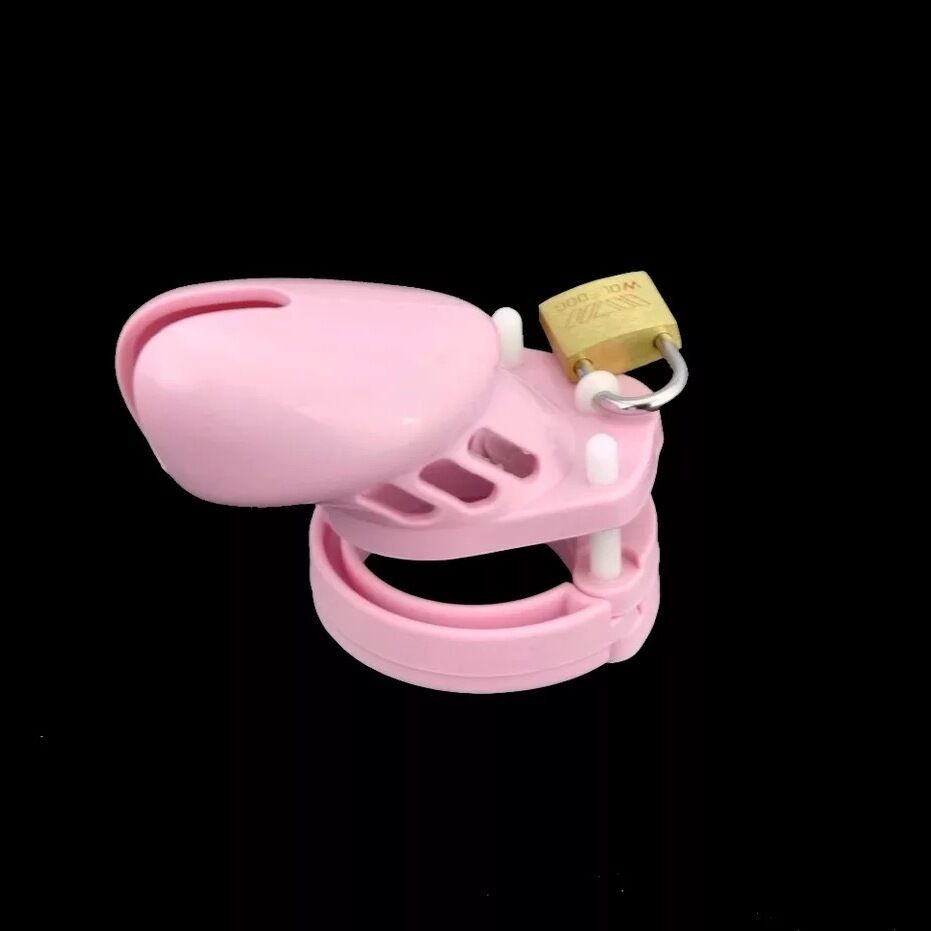 Nessus Play soft silicone chastity cage with padlock