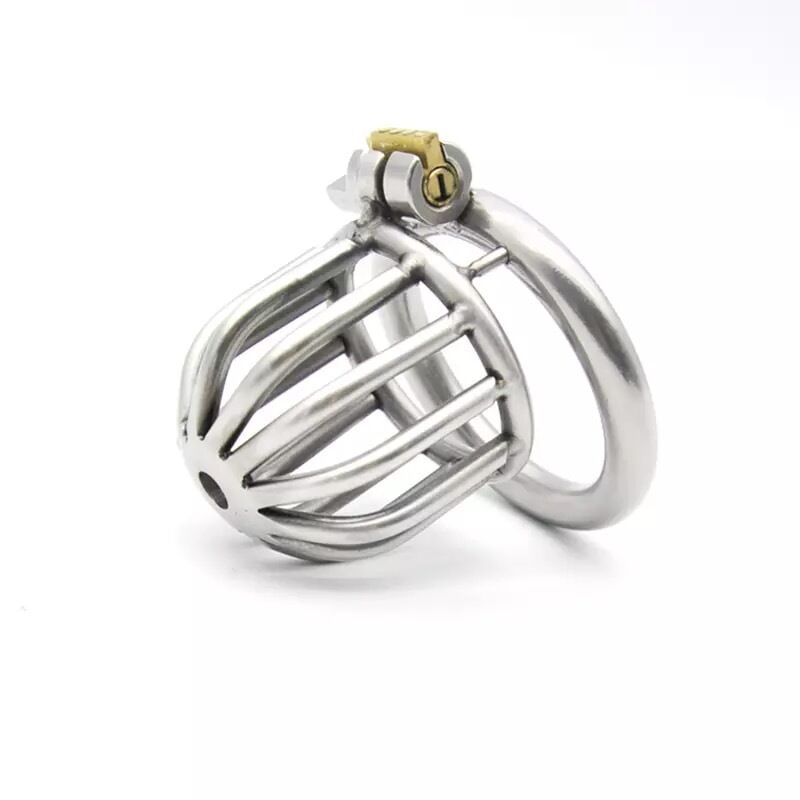 Nessus Play shortened full cage chastity device with concealed lock