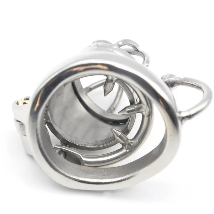Nessus Play small chastity cage with arc ring bondage lock up