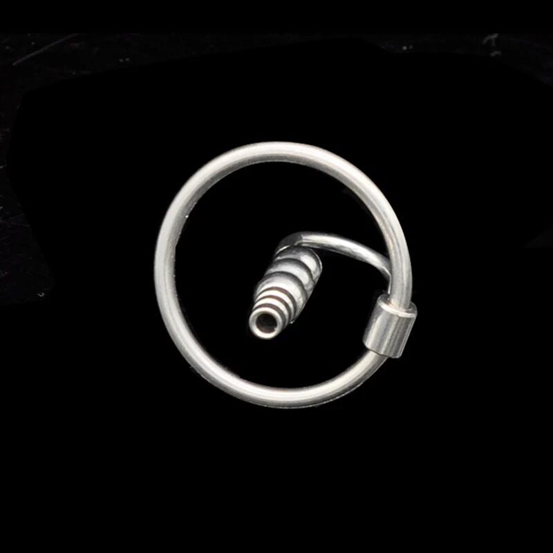 Nessus Play ribbed bubble plug sounding with gland ring urethral stimulation