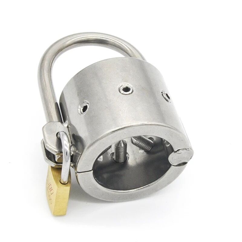 Nessus Play stainless steel cock ring pendant scrotum weight