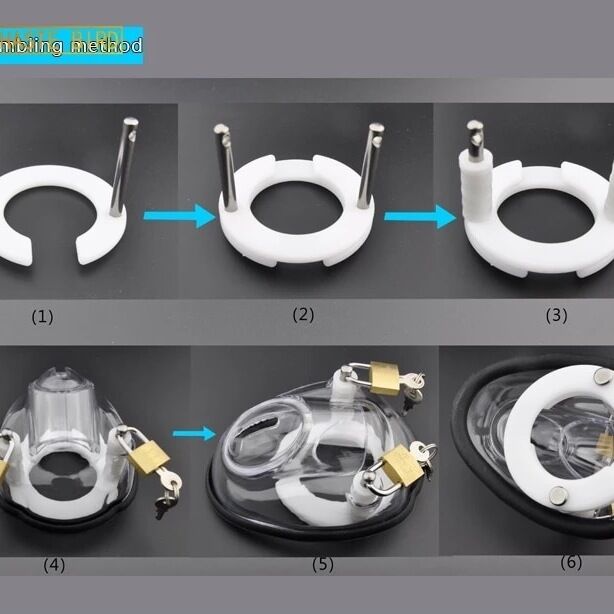 Nessus Play complete control nullification cage double locked chastity belt