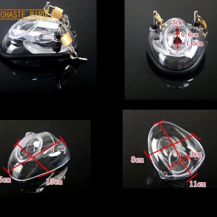 Nessus Play complete control nullification cage double locked chastity belt