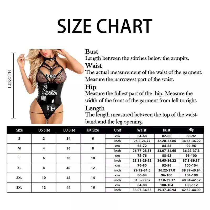 Nessus Play sexy lingerie latex body suit with halter neck design