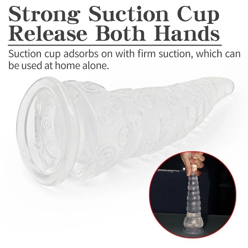 Nessus Play anal plug dildo octopus sucker butt plug ribbed sensation three sizes