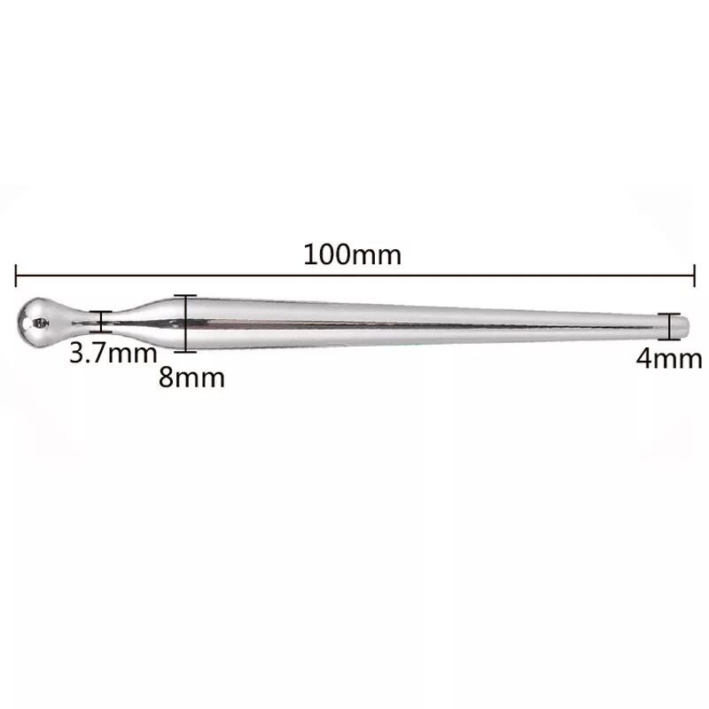 Nessus Play urethral sound dilator plug with tapered end deep sensation sounding male play