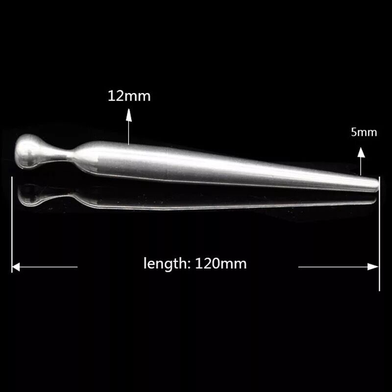 Nessus Play urethral sound dilator plug with tapered end deep sensation sounding male play