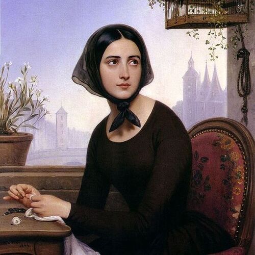 Rigolette Looking for a Distraction in the Absence of Germain