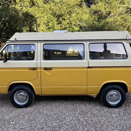 1982 VW Caravelle T25 Camper Van 4 Berth Yellow/Cream 2.0 Petrol