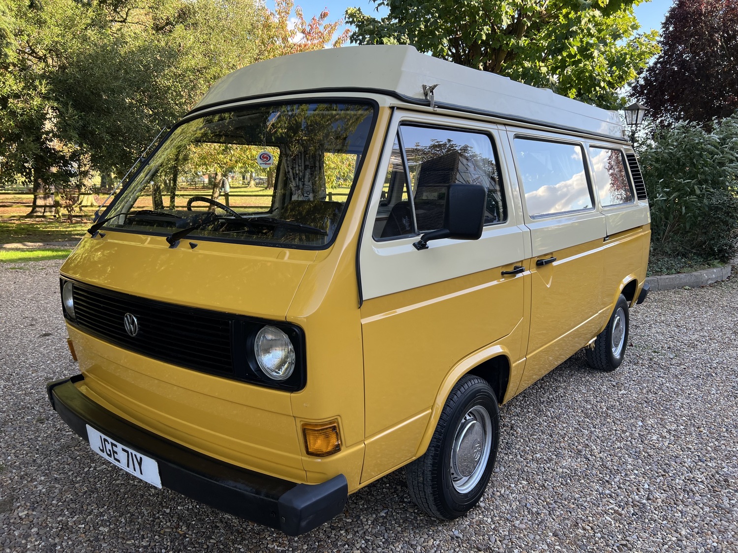 1982 VW Caravelle T25 Camper Van 4 Berth Yellow/Cream 2.0 Petrol
