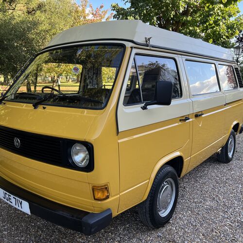 1982 VW Caravelle T25 Camper Van 4 Berth Yellow/Cream 2.0 Petrol