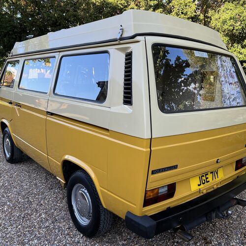 1982 VW Caravelle T25 Camper Van 4 Berth Yellow/Cream 2.0 Petrol