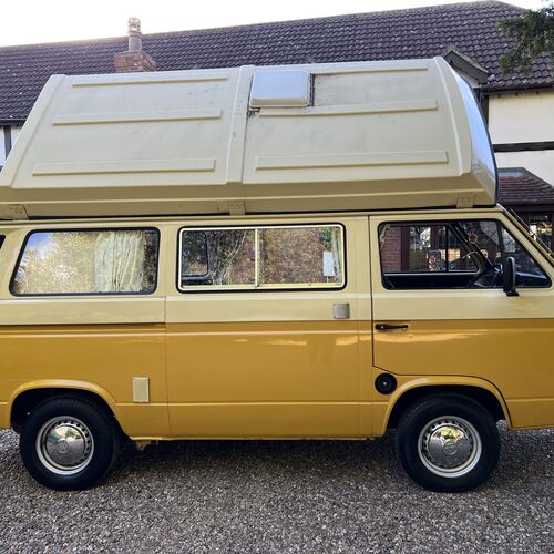 1982 VW Caravelle T25 Camper Van 4 Berth Yellow/Cream 2.0 Petrol