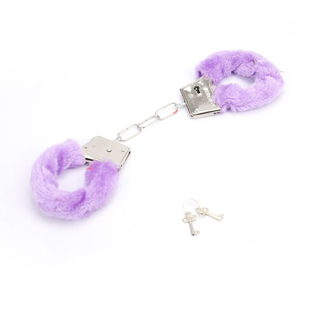 Nessus Play fluffy handcuff fun bondage toys with choice of colours