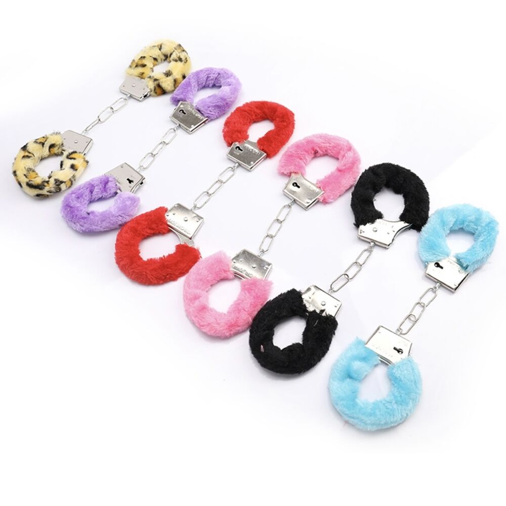 Nessus Play fluffy handcuff fun bondage toys with choice of colours
