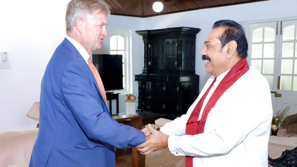 Mr Eric Solheim meets Former President Mahinda Rajapaksa