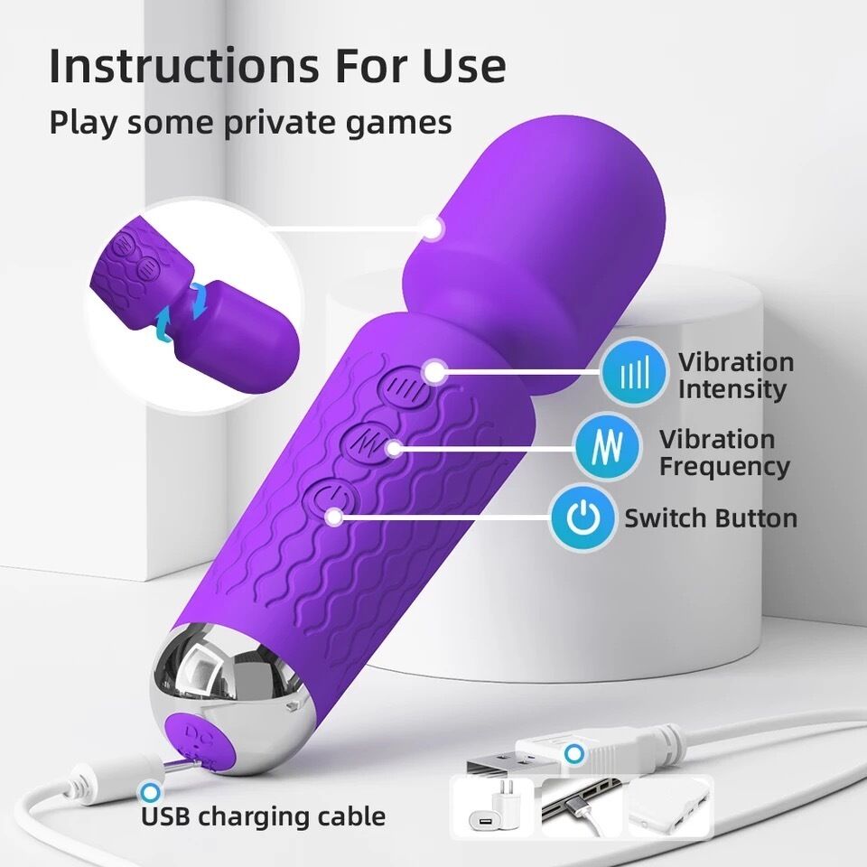Nessus Play mini vibrating G spot masturbator sexy clitoral wand