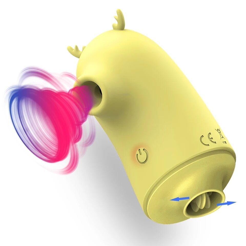 Nessus Play clitoris sucker and tongue stimulator toy for double pleasure
