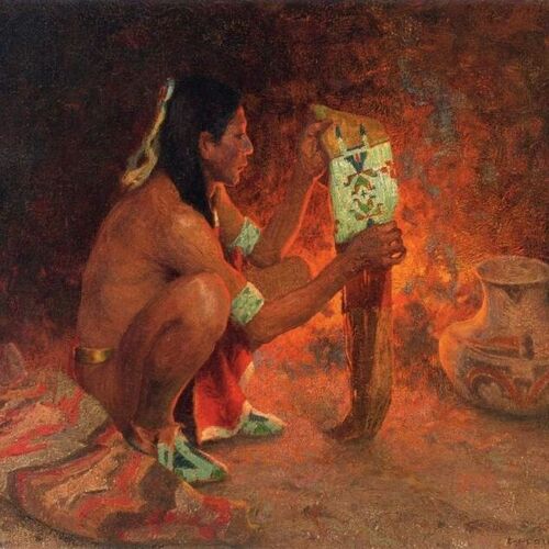 The Beaded Tobacco Bag