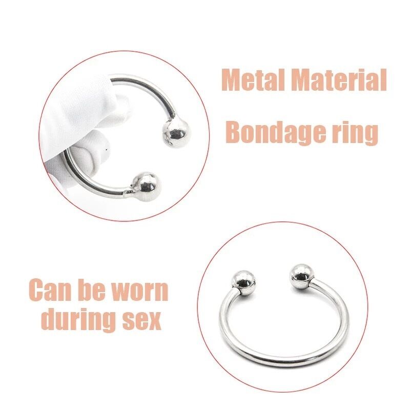 Nessus Piercing stainless steel gland cock ring