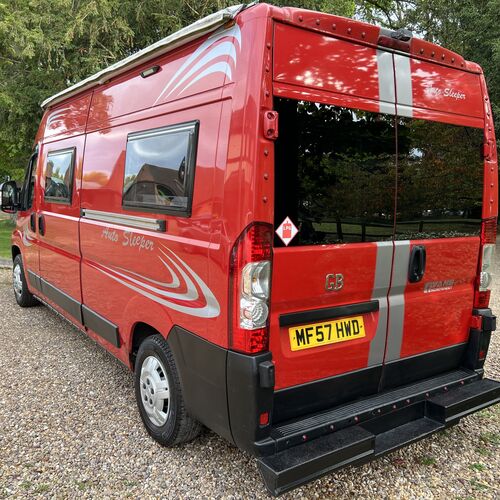 2007 (57)reg Citroen Relay Camper Van 2 Berth Red 87263 Miles