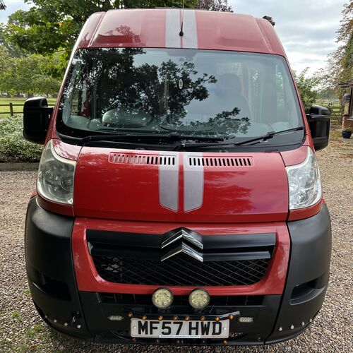 2007 (57)reg Citroen Relay Camper Van 2 Berth Red 87263 Miles