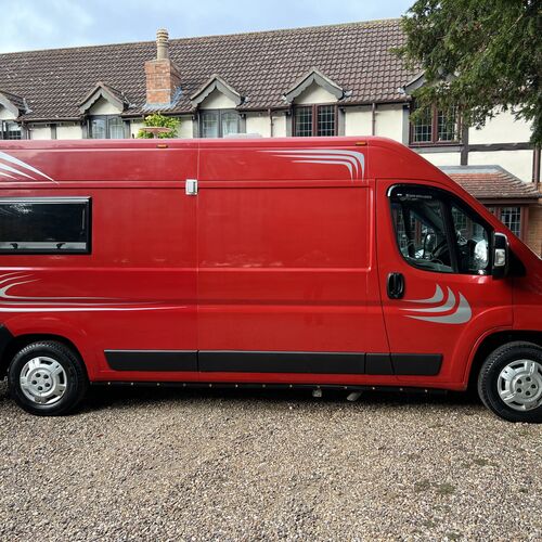 2007 (57)reg Citroen Relay Camper Van 2 Berth Red 87263 Miles