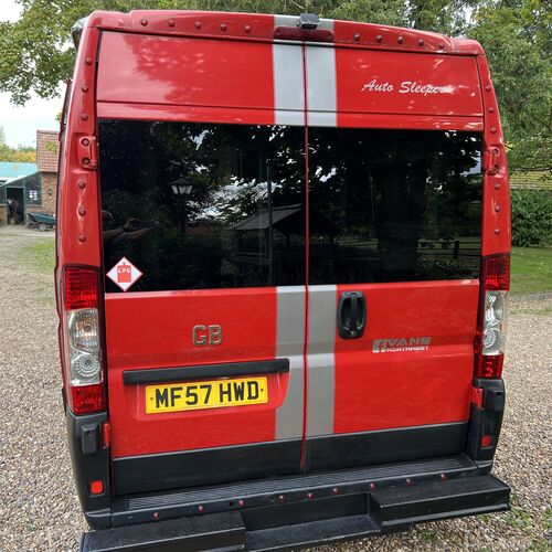 2007 (57)reg Citroen Relay Camper Van 2 Berth Red 87263 Miles