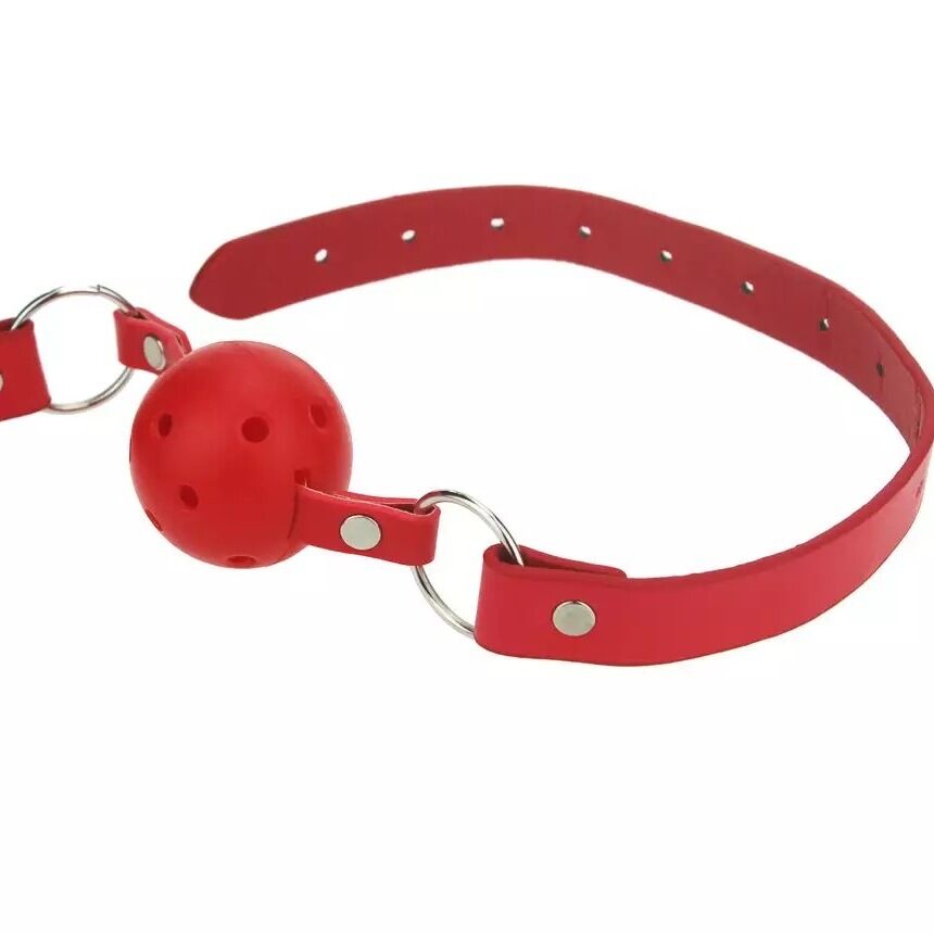 Nessus Play oral fixation ball gag with leather strap