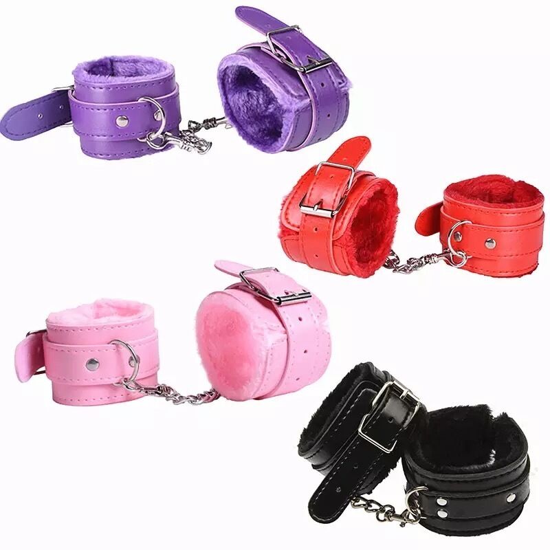Nessus Play sexy leather handcuffs for couple games and bondage play
