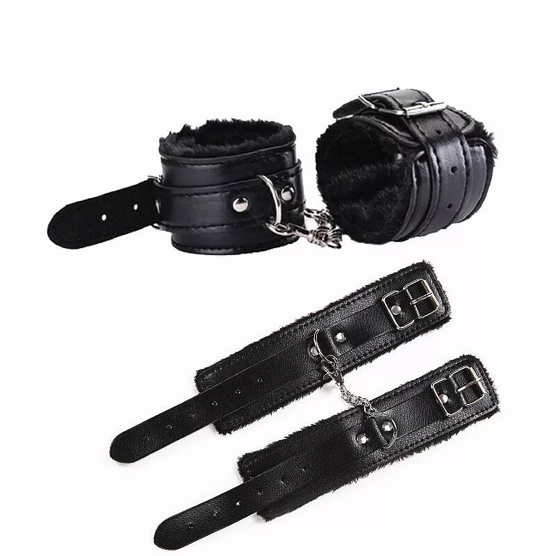 Nessus Play sexy leather handcuffs for couple games and bondage play