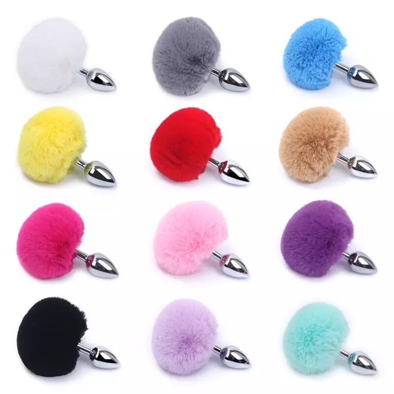 Nessus Play fluffy bunny tail anal plug cosplay role play fun