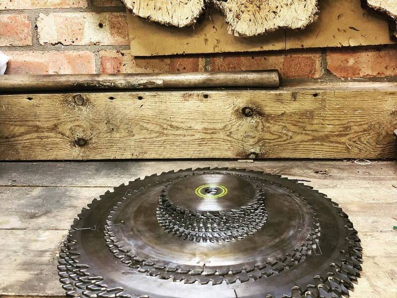 Circular saw blade sharpening