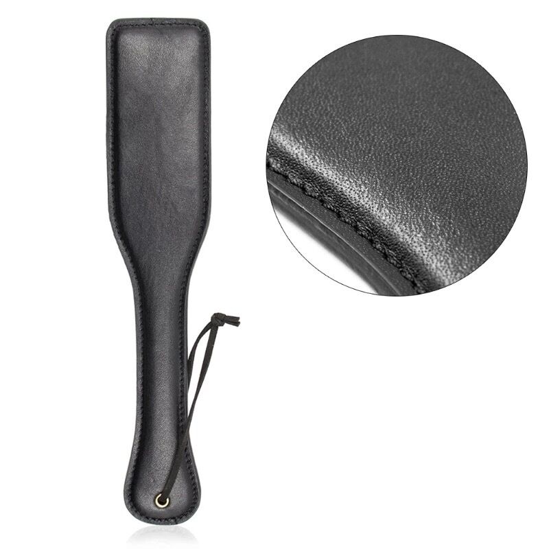 Nessus Play leather spanking paddle for BDSM restraint play