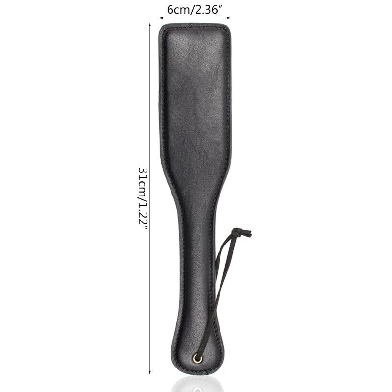 Nessus Play leather spanking paddle for BDSM restraint play