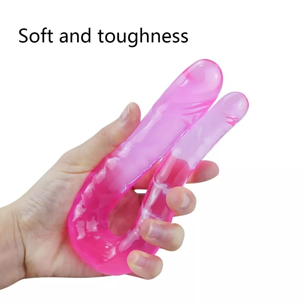 Nessus Play double ended dildo soft and flexible for double penetration