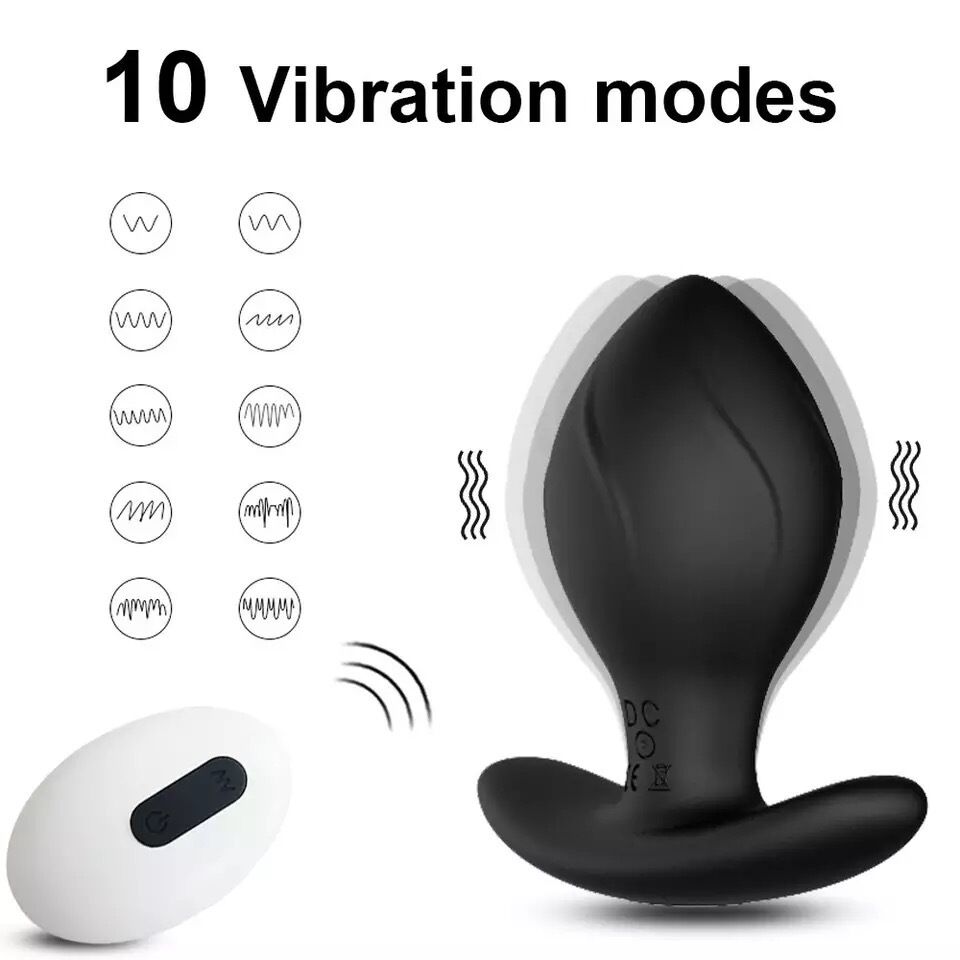 Nessus Play remote control vibrating anal butt plug for hand free control