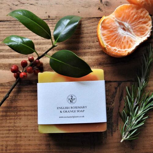English Rosemary and Orange Large Soap