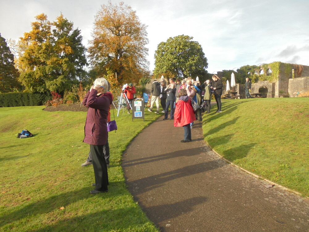 Partial Eclipse 25th October 2022 Dyffryn Gardens
