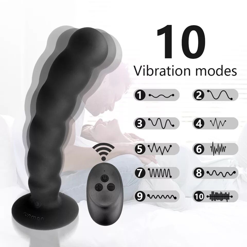 Nessus Play 7inch anal vibrator with remote control