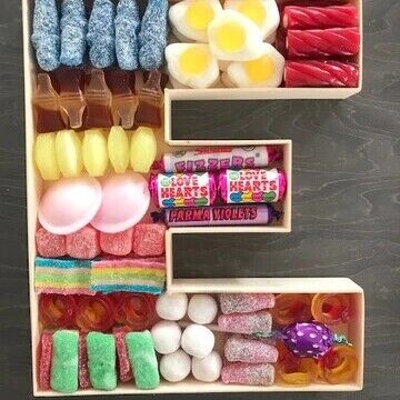 Sweet Filled Letter - E