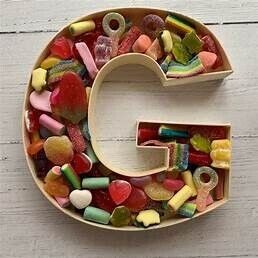 Sweet Filled Letter - G