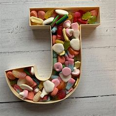 Sweet Filled Letter - J