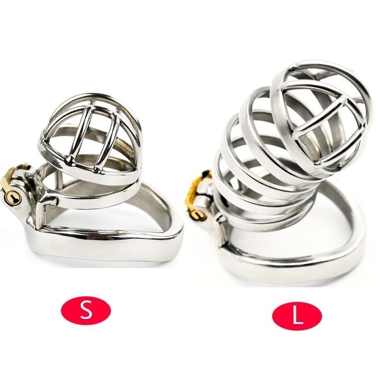 Nessus Play long breathable steel ribbed chastity cage