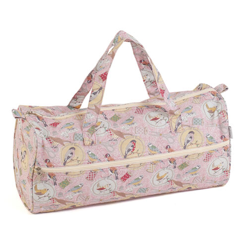 Birds on Bobbin Knitting Bag by HobbyGift